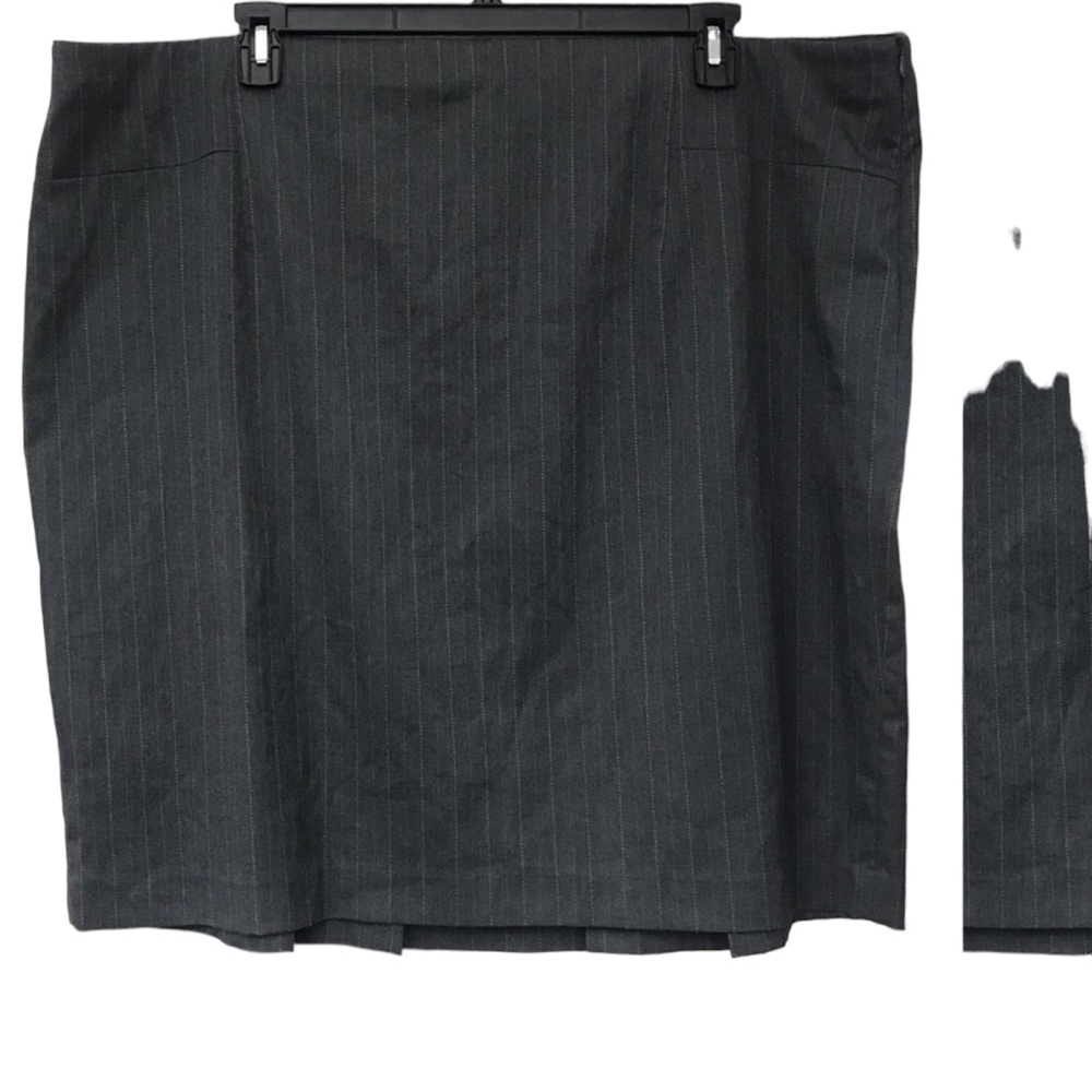 Lane Bryant Pinstrip Pencil Skirt Sz 26